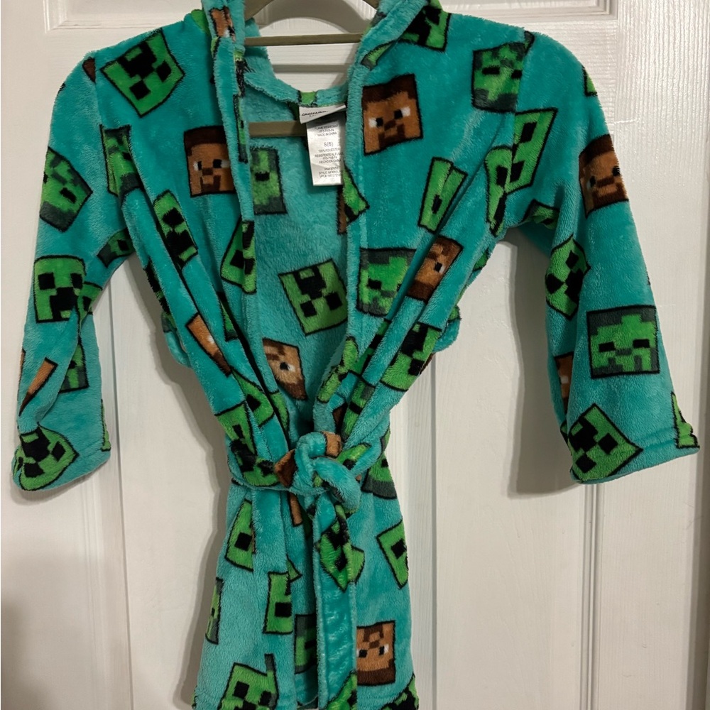 Minecraft Kid's Bathrobe size 6